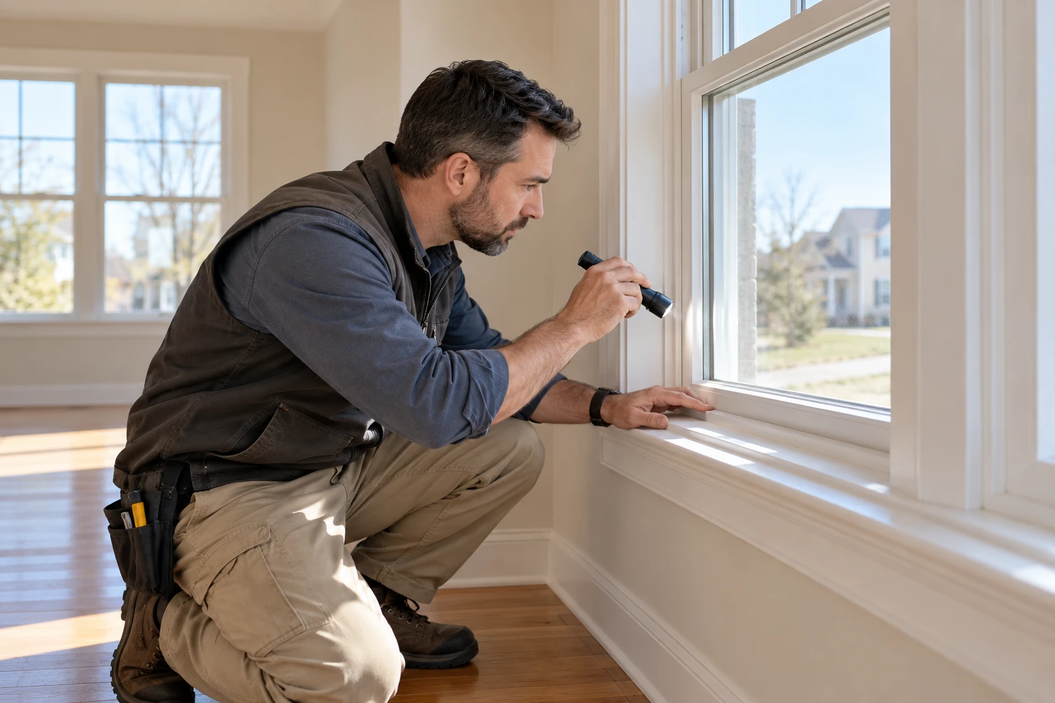 Illustrative inspection of a residential window